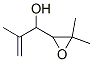 Oxiranemethanol,  3,3-dimethyl--alpha--(1-methylethenyl)-  (9CI) Struktur