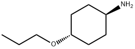 Cyclohexanamine, 4-propoxy-, trans- (9CI) Struktur