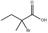 2-Bromo-2-methylbutyric acid Struktur