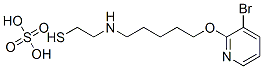 2-[5-(3-Bromo-2-pyridyloxy)pentyl]aminoethanethiol sulfate Struktur