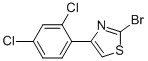 2-BROMO-4-(2,4-DICHLOROPHENYL)THIAZOLE Struktur