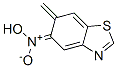 Benzothiazole, 5,6-dihydro-6-methylene-5-aci-nitro- (9CI) Struktur