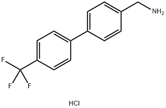 4-[4-(trifluoroMethyl)phenyl]benzylaMine hydrochloride Struktur