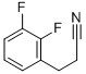 2,3-DIFLUOROBENZENEPROPANENITRILE Struktur