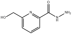 2-Pyridinecarboxylicacid,6-(hydroxymethyl)-,hydrazide(9CI) Struktur