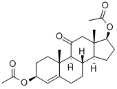 4-ANDROSTEN-3-BETA, 17-BETA-DIOL-11-ONE DIACETATE Struktur