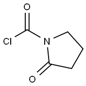 1-Pyrrolidinecarbonyl chloride, 2-oxo- (9CI) Struktur