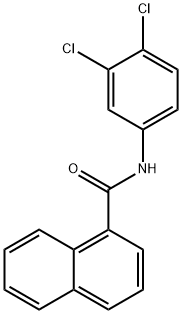 N-(3,4-dichlorophenyl)-1-naphthamide Struktur