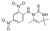 1-[(2,4-dinitrophenyl)amino]-3,4-dihydro-4,4,6-trimethyl-1H-pyrimidine-2-thione Struktur