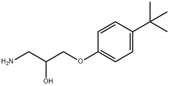 1-AMINO-3-(4-TERT-BUTYL-PHENOXY)-PROPAN-2-OL Struktur