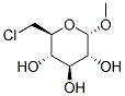 METHYL 6-CHLORO-6-DEOXY-ALPHA-D-GLUCOPYRANOSIDE Struktur