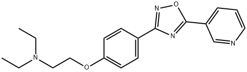 N,N-Diethyl-2-[4-[5-(3-pyridinyl)-1,2,4-oxadiazol-3-yl]phenoxy]ethanamine Struktur