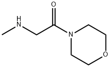 4-[(methylamino)acetyl]morpholine Struktur