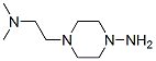 1-Piperazineethanamine,4-amino-N,N-dimethyl-(9CI) Struktur