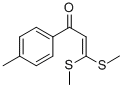 3,3-BIS-METHYLSULFANYL-1-P-TOLYL-PROPENONE Struktur