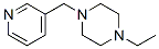 Piperazine, 1-ethyl-4-(3-pyridinylmethyl)- (9CI) Struktur