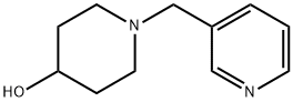 1-(3-Pyridinylmethyl)-4-piperidinol Struktur