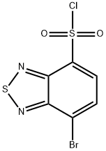 7-Bromo-2,1,3-benzothiadiazole-4-sulfonyl chloride Struktur