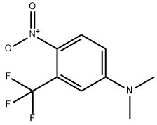 3-TRIFLUOROMETHYL-N,N-DIMETHYL-4-NITROANILINE Struktur