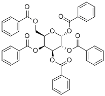 1,2,3,4,6-PENTA-O-BENZOYL-ALPHA-D-GALACTOSE Struktur