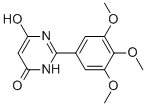 6-HYDROXY-2-(3,4,5-TRIMETHOXYPHENYL)-4(3H)-PYRIMIDINONE Struktur