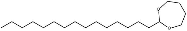 2-Pentadecyl-1,3-dioxepane Struktur