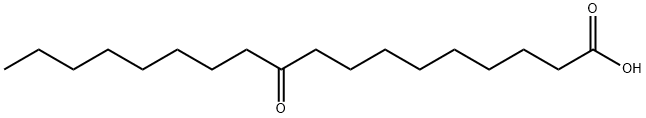 Octadecanoic acid, 10-oxo- Struktur