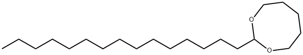 2-Pentadecyl-1,3-dioxocane Struktur