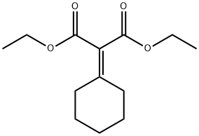 Propanedioic acid, 2-cyclohexylidene-, 1,3-diethyl ester Struktur