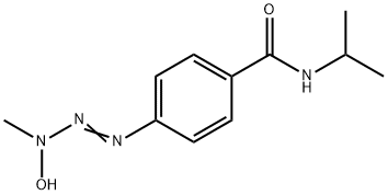 p-(3-Hydroxy-3-methyl-1-triazeno)-N-isopropylbenzamide Struktur