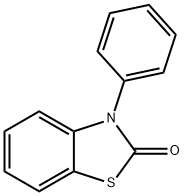 3-Phenylbenzothiazol-2(3H)-one Struktur