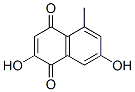 2,7-Dihydroxy-5-methyl-1,4-naphthoquinone Struktur