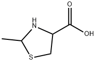 2-Methylthiazolidine-4-carboxylic Acid Struktur