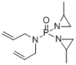 Bis(2-methyl-1-aziridinyl)diallylaminophosphine oxide Struktur