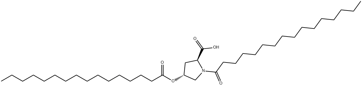 trans-1-(1-Oxohexadecyl)-4-[(1-oxohexadecyl)oxy]-L-prolin