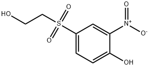 4-(2-HYDROXYETHYLSULFONYL)-2-NITROPHENOL Struktur