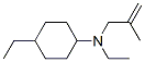 Cyclohexanamine, N,4-diethyl-N-(2-methyl-2-propenyl)- (9CI) Struktur