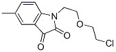 1-[2-(2-CHLOROETHOXY)ETHYL]-5-METHYL-1H-INDOLE-2,3-DIONE Struktur