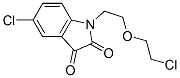 5-CHLORO-1-[2-(2-CHLORO-ETHOXY)-ETHYL]-1H-INDOLE-2,3-DIONE Struktur