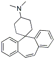 N,N-Dimethylspiro[5H-dibenzo[a,d]cycloheptene-5,1'-cyclohexan]-4'-amine Struktur