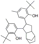 2,2'-(octahydro-4,7-methano-1H-indenediyl)bis[6-tert-butyl-p-cresol] Struktur