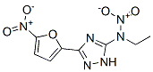 N-Ethyl-N-nitro-3-(5-nitrofuran-2-yl)-1H-1,2,4-triazol-5-amine Struktur