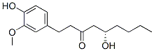 (5S)-5-Hydroxy-1-(4-hydroxy-3-methoxyphenyl)-3-nonanone Struktur