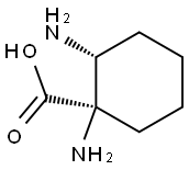 Cyclohexanecarboxylic acid, 1,2-diamino-, (1R,2R)- (9CI) Struktur