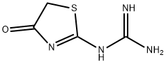 N-(4-Oxo-4,5-dihydro-1,3-thiazol-2-yl)guanidine Struktur