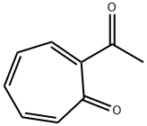 2,4,6-Cycloheptatrien-1-one, 2-acetyl- (9CI) Struktur