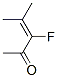 3-Penten-2-one, 3-fluoro-4-methyl- (9CI) Struktur