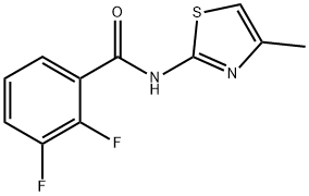 Benzamide, 2,3-difluoro-N-(4-methyl-2-thiazolyl)- (9CI) Struktur