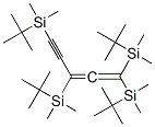 3,4-Pentadien-1-yne-1,3-diyl-5-ylidenetetrakis[(1,1-dimethylethyl)dimethylsilane] Struktur