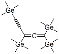 3,4-Pentadien-1-yne-1,3-diyl-5-ylidenetetrakis(trimethylgermane) Struktur